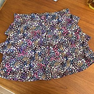 Francesca's MIAMI Floral Mini Skirt Med As seen on